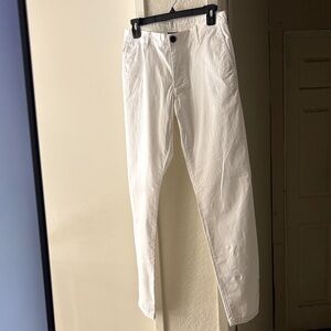 A/X Armani Exchange White Straight Leg Jeans